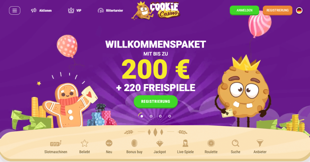 Online-Casino-Erfahrungen-Cookie-Homepage