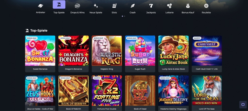 Winsane-Casino-Top-Spiele-Slots