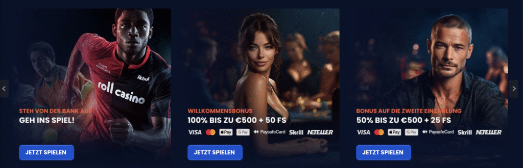 No Deposit Bonus im Test Roll Casino Erfahrungen