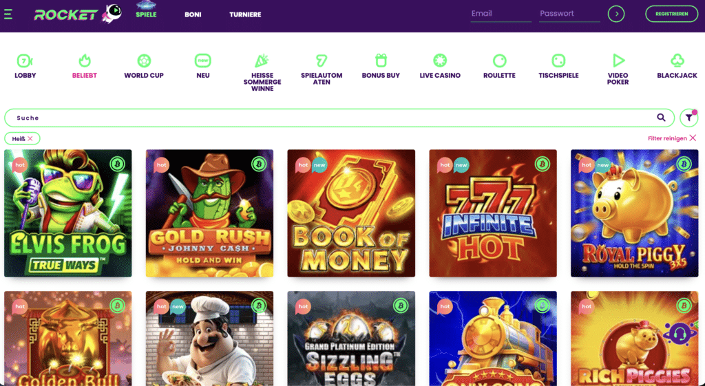 casinorocket-spiele-slots