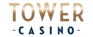 Tower Casino Erfahrungen und Bewertung in goldener Schrift